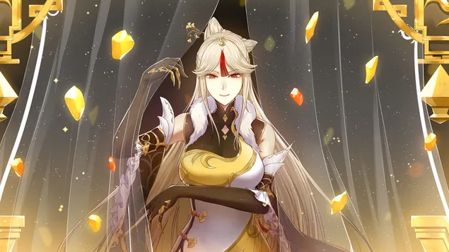 宁光（地理字） | Genshin Impact（动漫电子游戏） 4K 壁纸