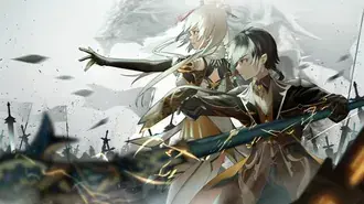 Ningguang & Zhongli fighting together as teamwork | Genshin Impact  HD wallpaper