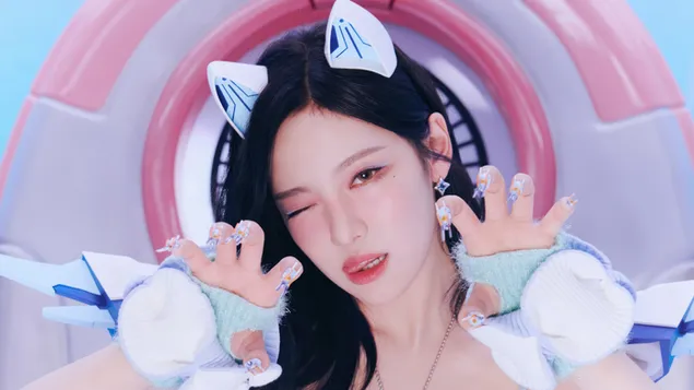 prezemete 'ningning' od aespa - hot mess mv shoot