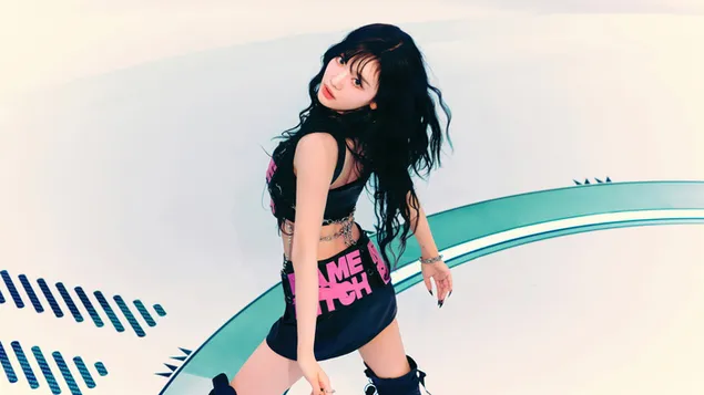 Aespa 的寧寧 | Hot Mess MV（預告片）拍攝 4K 壁紙