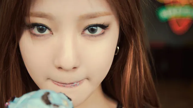 來自 Aespa 的 Ningning (Kpop Band) - 'My World' 專輯拍攝 4K 壁紙