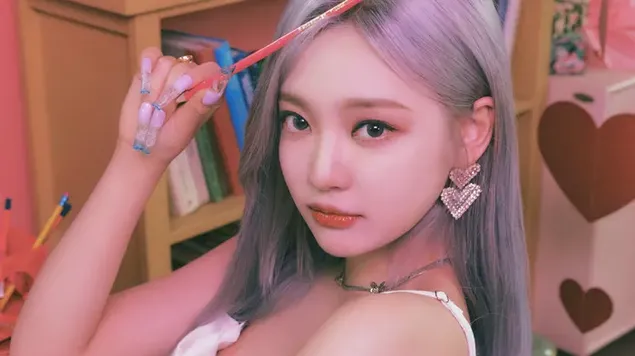 Hình nền 'Ningning' from Aespa - 'Life's Too Short' MV Photoshoot (Girls - Album) 4K