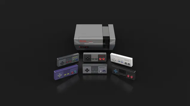 Nintendo Entertainment System - NES 4K wallpaper