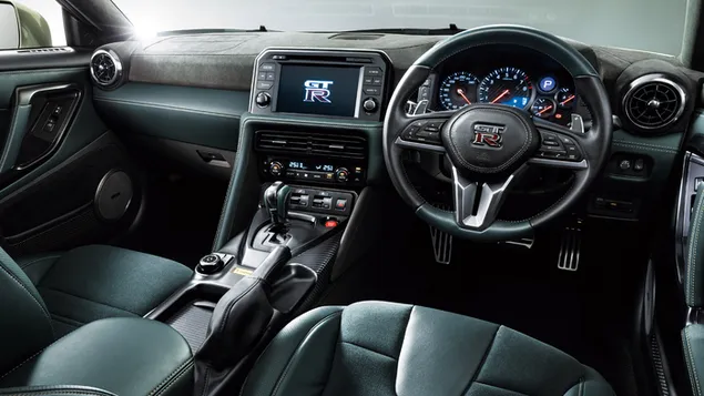 Diseño interior del Nissan GT-R T-Spec 2022 descargar