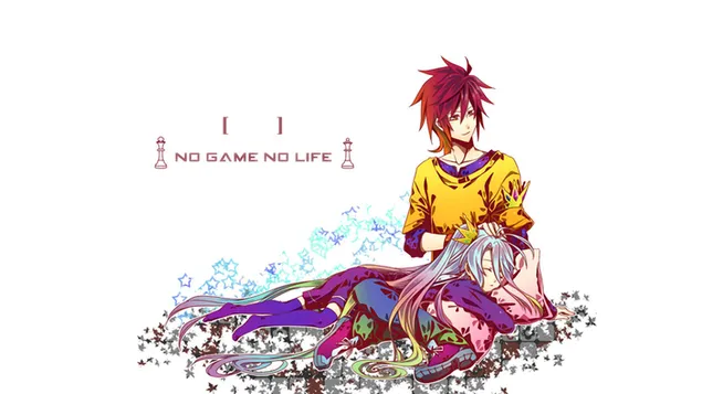 No Game No Life - Shiro, Sora, Durmiendo