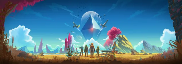 No Man's Sky - gra wideo 8K tapeta