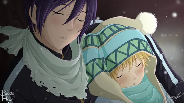 Noragami - Yato & Yukine HD bakgrund