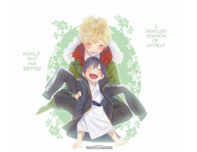 Noragami - Yukine & Yato 2K bakgrund