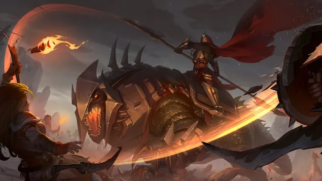 Tapeta Noxus Bloodseeker 'Basilisk' (Legends of Runeterra) - League of Legends (LOL) 4K