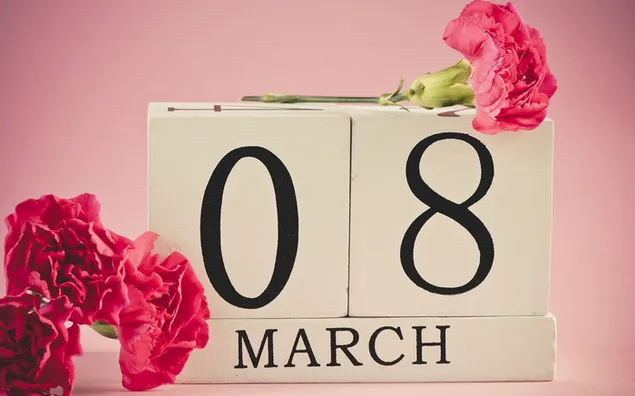 女性の日-3月8日カレンダー
