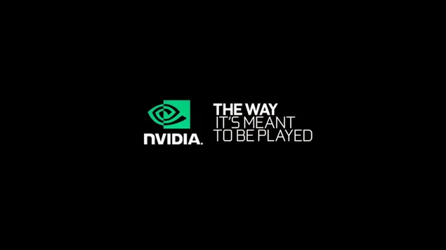 Nvidia-logo, technologie, tekst, westers schrift download