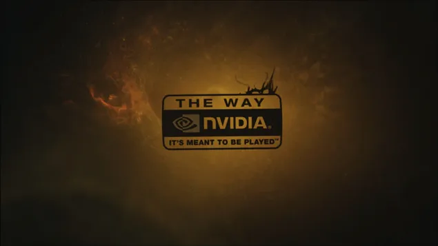 Logo Nvidia, teks, komunikasi, aksara barat, tanda unduhan