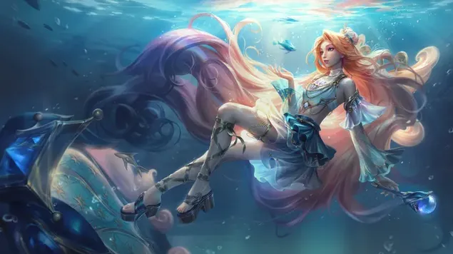 Ocean Song 'Seraphine' Prestige Edition - League of Legends (LOL~8k)