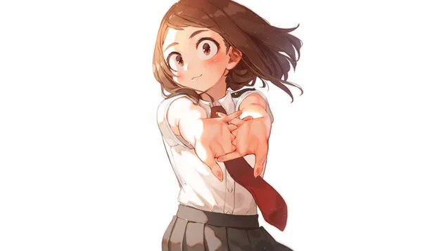Ochaco uraraka，我的英雄學院 4K 壁紙