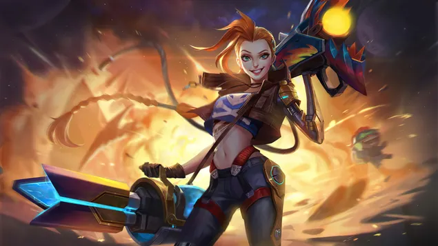 Odyssey 'Jinx' - League of Legends [LOL] 4K sfondo