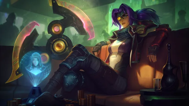 Odyssey 'Sivir' Splash Art - League of Legends (LOL) 8K тапет
