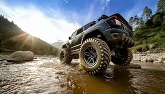 Tapeta Offroad auto 2K