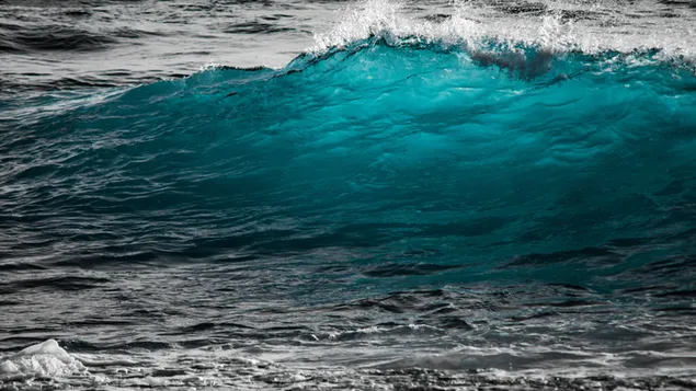 olas turquesas en el mar