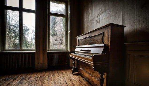 Old piano background