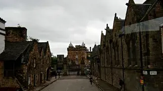 Tapeta Old Village, Edinburgh, Skotsko 4K