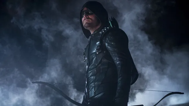Oliver Queen the Arrow 4K wallpaper
