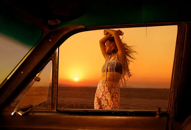 Vogue 拍摄中的“奥利维亚王尔德” 6K 壁纸