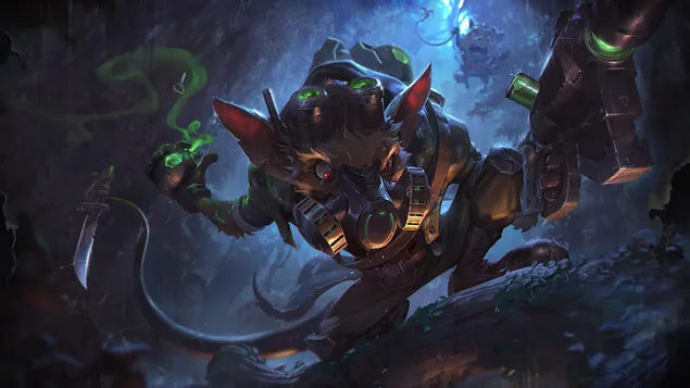 Omega Squad 'Twitch' Splash Art - 英雄联盟 [LOL] 4K 壁纸