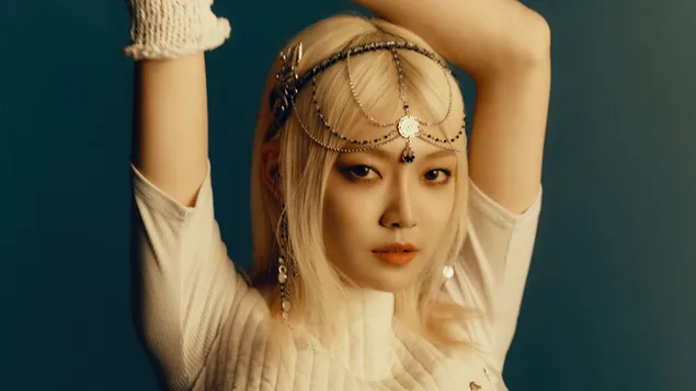 Onda filmā “Pirmais” MV Shoot (2021) no Everglow (K-Pop Band) 4K fona tapete