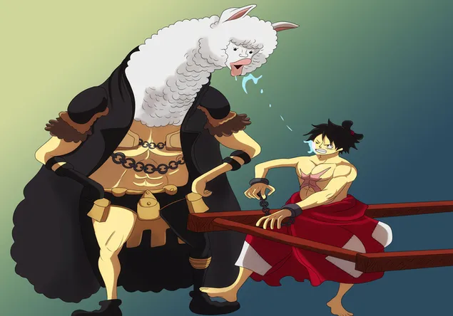 วันพีช - อัลเพซแมน & มังกี้ ดี ลูฟี่ 4K วอลเปเปอร์