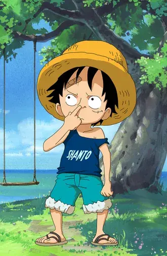 원피스 애니메이션 소년 캐릭터 (Luffy) 2K 배경화면