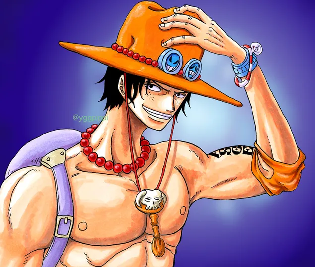 One Piece - Fire Fist Ace (Pirate) 2K wallpaper