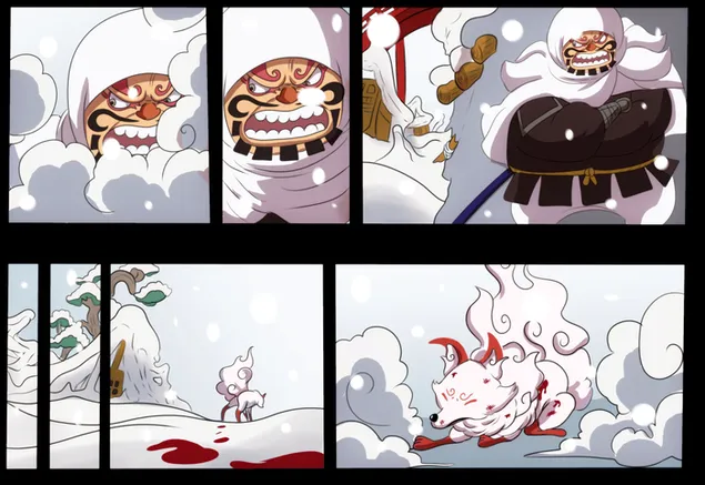 One Piece - Forma verdadera de Gyukimaru 2K fondo de pantalla