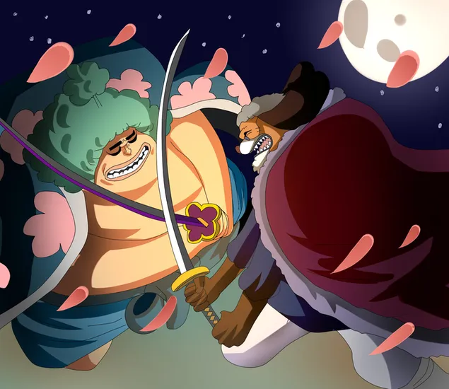One Piece - Inuarashi Fighting HD wallpaper