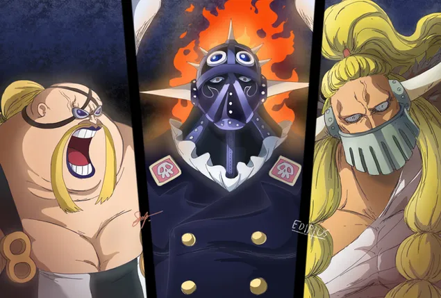 One Piece - Kaido 3 Calamiteiten HD achtergrond