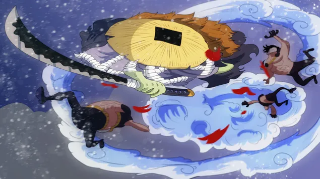 One Piece - Kawamatsu Maenam River 2K bakgrund