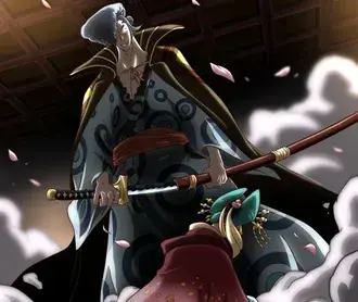 One Piece - Kyoshiro & Komurasaki 2K háttérkép