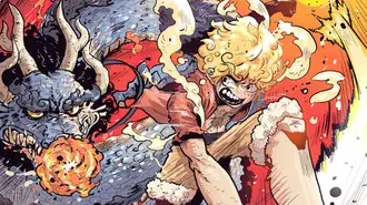 Tapeta One Piece - Monkey D. Luffy Gear 5 Awakening vs Kaido 4K