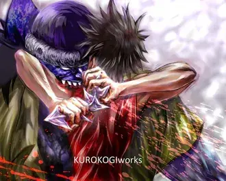 One Piece - Monkey D. Luffy vs Arlong 2K háttérkép
