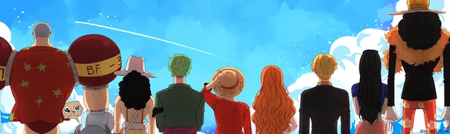 One Piece - Mugiwara-Crew 8K Hintergrundbild
