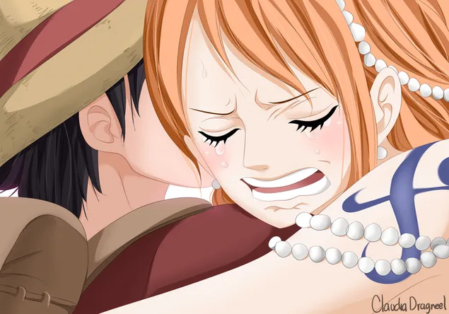 One Piece - Nami,Monkey D. Luffy
