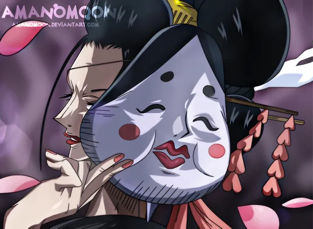 Taustakuva One Piece - Nico Robin Escape Orochin linnasta 2K