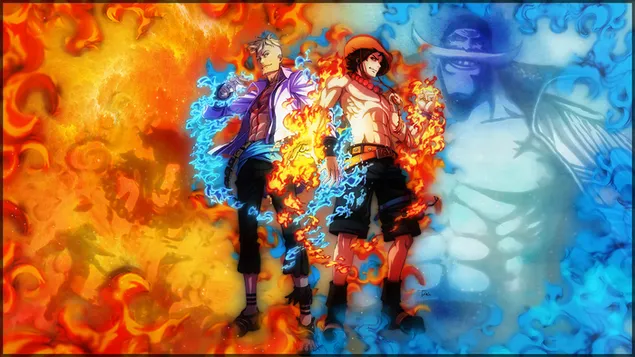 One Piece - Portgas D. Ace, Marco The Phoenix tải xuống