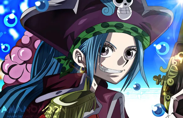 One Piece - Princesa Vivi Reina de los Piratas 2K fondo de pantalla