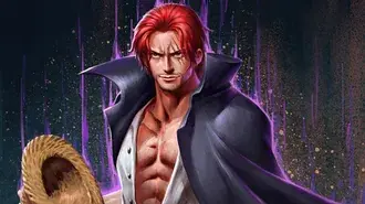One Piece - Shanks ruivos 4K papel de parede