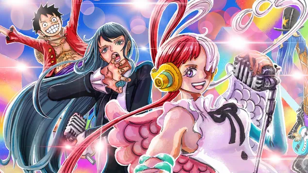 One Piece Red filmkarakter 4K muurpapier