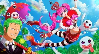 One Piece - Roronoa Zoro & Perona 4K háttérkép