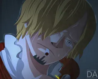 One Piece - Sanji Crying 4K háttérkép
