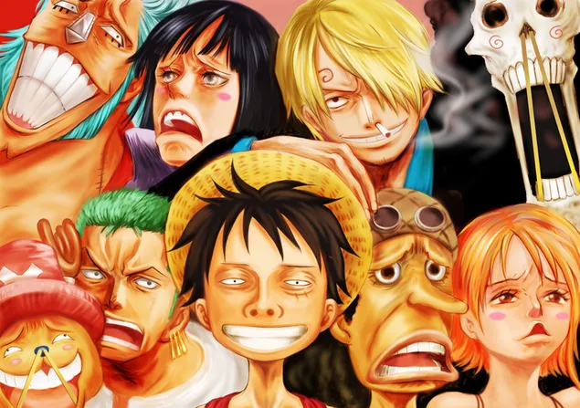 One Piece - Piratas del Sombrero de Paja 2K fondo de pantalla