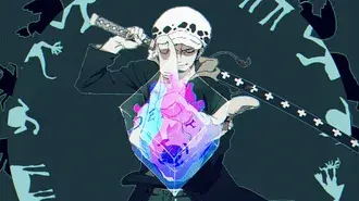 원피스 - Trafalgar D. Water Law(죽음의 외과의사) HD 배경화면