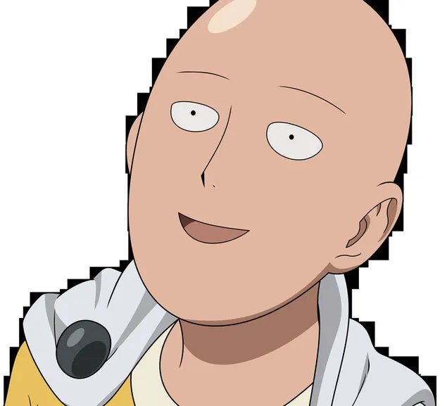 One Punch Man series Saitama 4K wallpaper